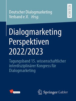 cover image of Dialogmarketing Perspektiven 2022/2023